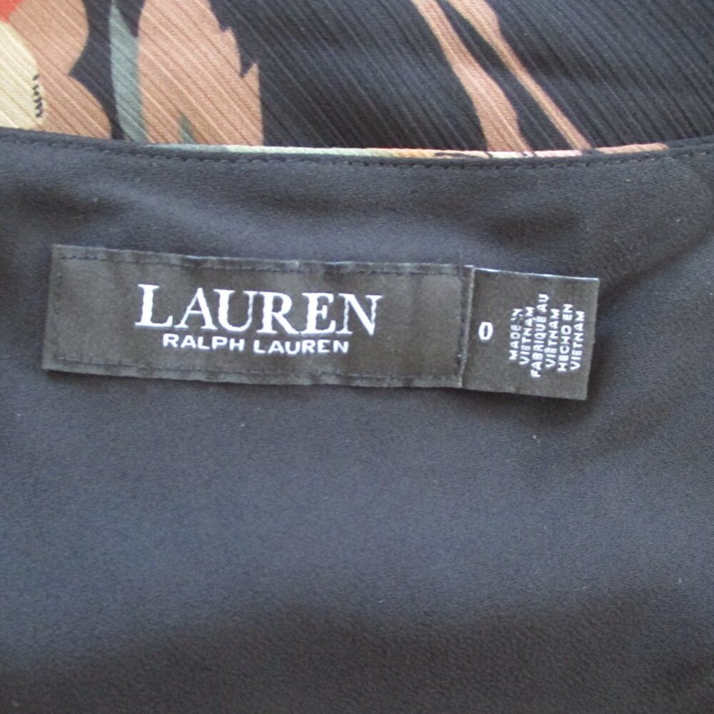 Lauren Ralph Lauren Black Floral Mini Dress - Picture 9 of 9